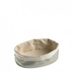 Fabric Gray Bread Basket T0001.P / 15*20*7 cm