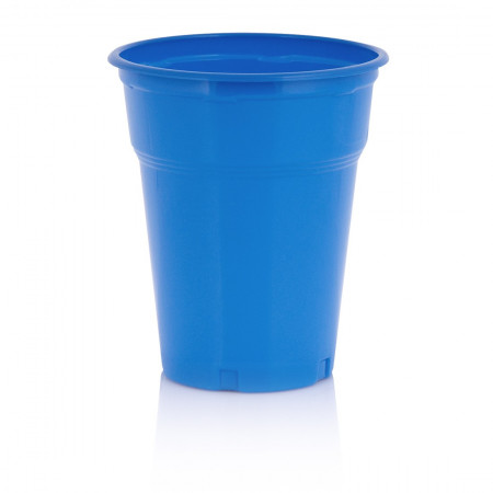 Plastic Cup 300ml Blue