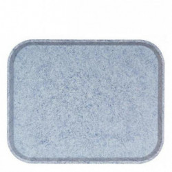 Serving Tray Poly-Standard Blue Granite Gn  1/1 753320GTB