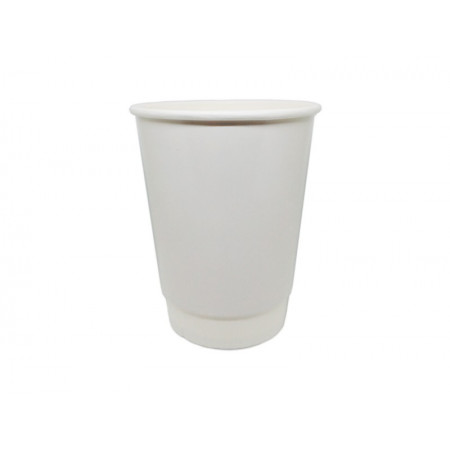 Paper Cup Shiny White 8oz - 20pcs