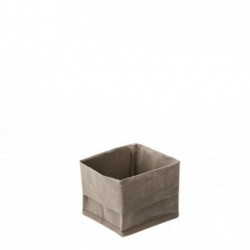 Gray Cloth Breadbasket T0005.R / 12*12*16 cm