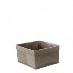 Fabric Gray Bread Basket T0006.R / 15*15*16 cm