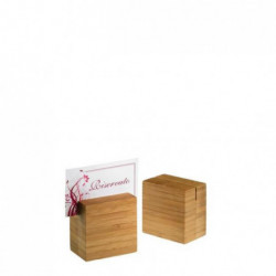 Bamboo Card Stand 6*4*6 εκ / S0076