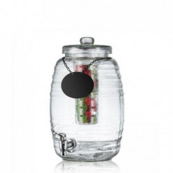 Glass Infusion Container With Tap 9.5 Lt. BDG1000 / 23 * 27.5 * 37 cm
