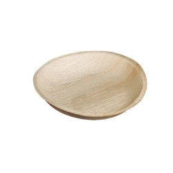 Round Plate From Palm Leaves 23 cm. 8 × 25 pcs.