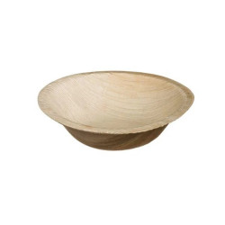 Dining Bowl Made Of Palm Leaves 12 cm (180 ml) 8 × 25 pcs.