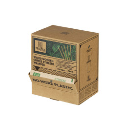 Wooden Coffee Stirrer 14 cm. 1/1 Packed in Box Fsc 10Χ1000 pcs.