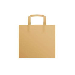 Kraft Take Away Paper Bag With Reinforced Inner Hand 26x17x29 cm. 250 pcs.
