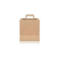 Kraft Take Away Paper Bag With Reinforced Exterior Hand 26x17x29 cm. 250 pcs.