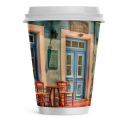 Paper Cup Coffee Shop D.W. 14oz 25pcs