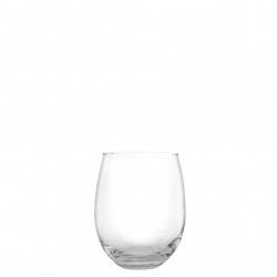 Queen Stemless 93002 Γυάλινο Ποτήρι Κρασιού, Ύψος: 9,9 εκ. Φ: 8 εκ., 34,5 cl (12 τμχ.)