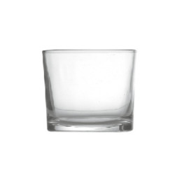 Chile 53008 Γυάλινο Ποτήρι Για Ουίσκι, Ύψος: 8,3 εκ. Φ: 7,6 εκ., 24,5 cl (12 τμχ.)