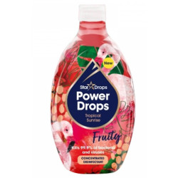 Υπερσυμπυκνωμένο Απολυμαντικό Pink Stuff Power Drops Φρούτα 250ml