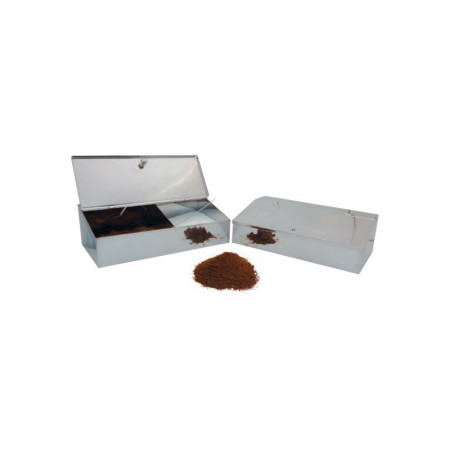 INOX Coffee Box 2 Slots "Small" 29x15x10hcm