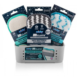 Minky Set of 3 Cleaning Pads + Gray Case