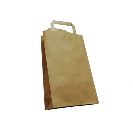 Paper Bag For Food Transport 20x10x32cm