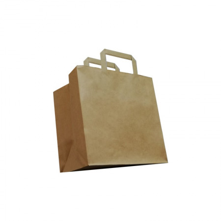 Paper Bag For Food Transport 26x18x26cm