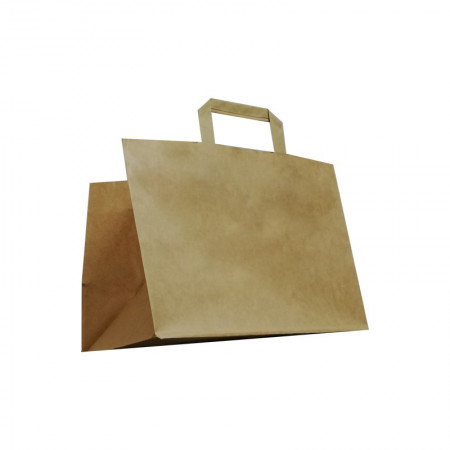 Paper Bag For Food Transport 32x20x23cm