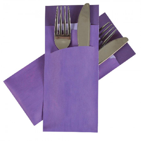 Cutlery Sleeves Purple 520pcs