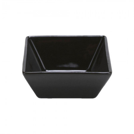 Porcelain Bowl Square Black 8.2 cm | 4 cm 6 pcs.