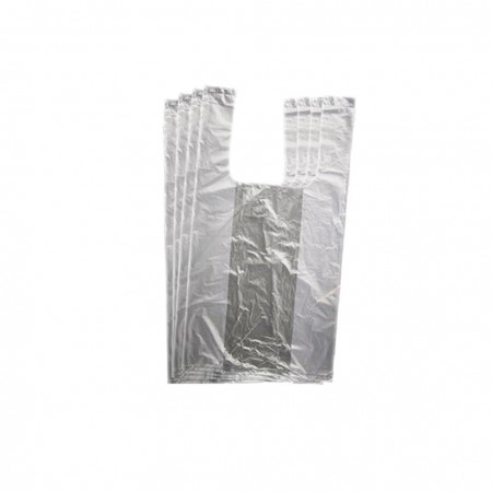 Πλαστικές Σακούλες / Τσάντες Φανελάκι Λευκή 35εκ 1κιλό