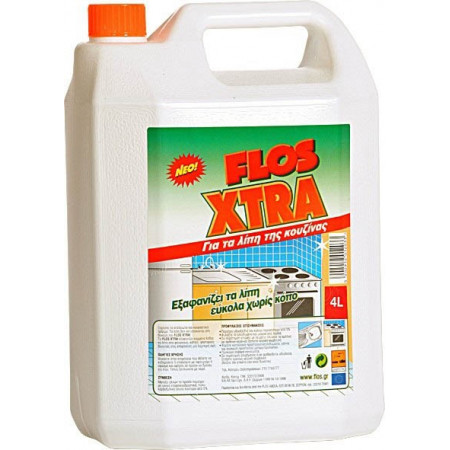 Flos Xtra 4lt - Υγρό Καθαρισμού Για Λίπη